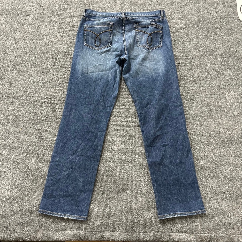 Calvin Klein Jeans Denim Mens Size 34 Straight Leg Classic Casual Medium Wash